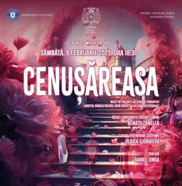 Baletul ‘Cenușăreasa’ – în coregrafia lui Renato Zanella – premieră, pe 8 februarie, la Opera Națională București