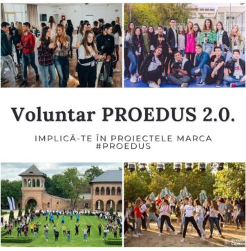 Se redeschid înscrierile online pentru „Voluntar PROEDUS 2.0”