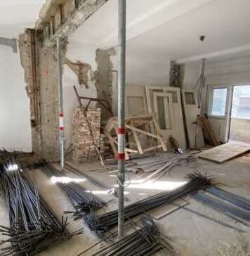 Cum arată blocul monument de pe strada Boteanu, aflat în plin proces de reabilitare – FOTO