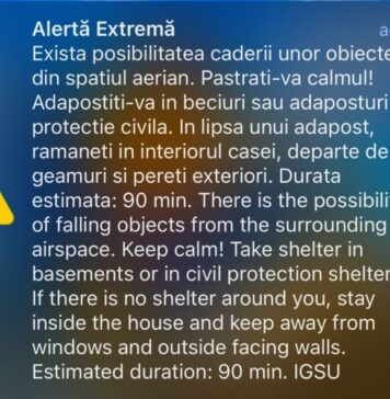 Authorities send alert message to population in Tulcea county amid war in Ukraine