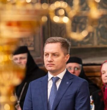 Secretarul de stat al DRRM, Adrian Dupu, la slujba de hirotonie a noului Episcop-vicar al Arhiepiscopiei Chișinăului