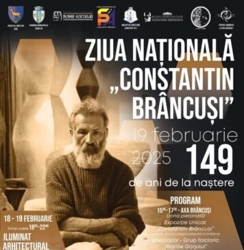 Președintele CJ Gorj, Cosmin Mihai Popescu: Miercuri, 19 februarie 2025, vă invit cu drag să celebrăm împreună Ziua Națională „Constantin Brâncuși” la Târgu Jiu, locul unde moștenirea marelui sculptor prinde viață în fiecare colț al orașului nostru