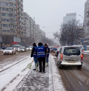 Autobuzele din București își modifică circulația din cauza ninsorii, anunță STB
