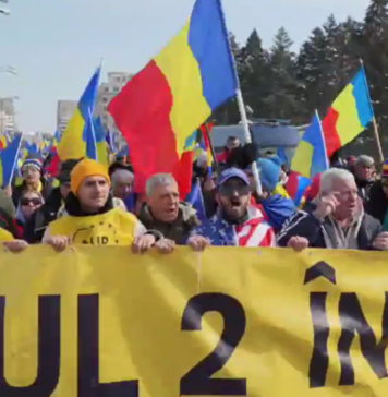 Susținătorii lui Călin Georgescu, marș din Piața Constituției în Piața Victoriei