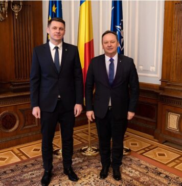 Președintele interimar al Senatului, Mircea Abrudean, întrevedere cu E.S. Ihor Prokopchuk, ambasadorul Ucrainei la București