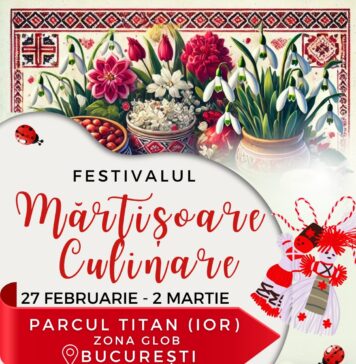 Festivalul Mărțișoare Culinare își deschide porțile, joi, 27 februarie în Parcul Titan