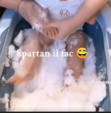 Femeie cercetată pentru rele tratamente aplicate minorului după ce a postat un clip cu copilul într-o cădiţă plină de zăpadă