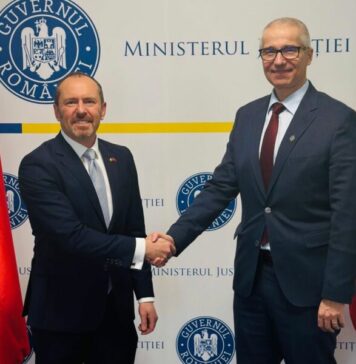 Ministrul Justiției, Radu Marinescu, întâlnire cu Ambasadorul Republicii Turcia, E.S. domnul Özgür Kıvanç Altan