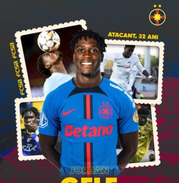 FCSB l-a achiziţionat pe atacantul Jordan Gele, de la Unirea Slobozia