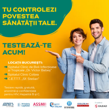 Campanie de testare gratuită pentru HIV și hepatite în București