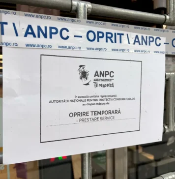 VIDEO / ANPC a închis magazinul Auchan din AFI Cotroceni şi toate restaurantele din zona de food court
