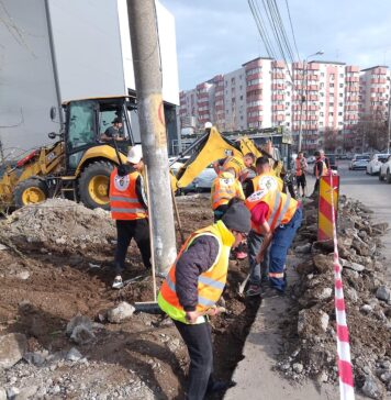Lucrări de reparații pe Strada Câmpul Mare pentru îmbunătățirea infrastructurii din Sectorul 5