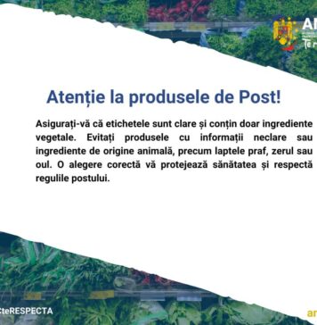 Piedone: ”Atenție la produsele de post! Verificați eticheta produselor 📜 – asigurați-vă că sunt 100% vegetale”