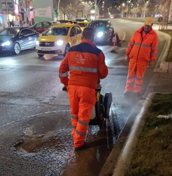 Administrația Străzilor București începe lucrări de remediere a gropilor cauzate de condițiile meteo extreme