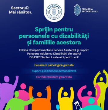 Sectorul 2: Consiliere psihologică gratuită în Sectorul 2 pentru persoanele cu dizabilități și aparținătorii lor