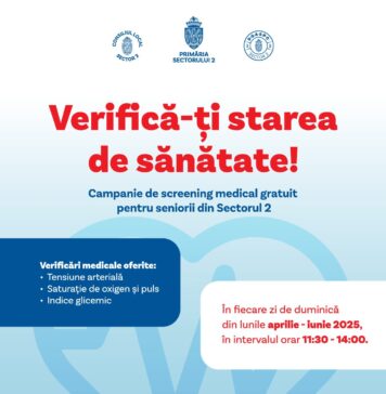 Campania de screening medical gratuit pentru vârstnicii din Sectorul 2