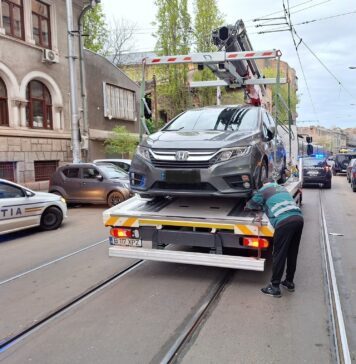 Un ucrainean care a blocat o linie de tramvai în Sectorul 2 s-a ales cu dosar penal