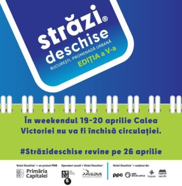 „Străzi Deschise” ia o pauză de sărbătoare, dar revine pe 26 aprilie