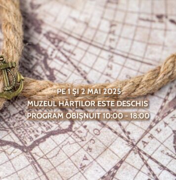 Muzeul Hărților din București rămâne deschis de 1 și 2 mai 2025, cu program normal