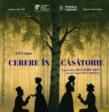 Cerere în căsătorie de Cehov – o nouă producţie Teatrul Stela Popescu – în premieră pe 25 şi 26 aprilie, pe scena de la Excelsior