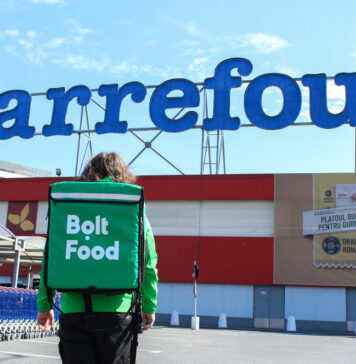 Magazinele Carrefour, lansate în aplicația Bolt Food/ Livrare gratuită în limita a 5 km