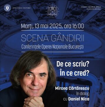 Mircea Cărtărescu invitat la Scena Gândirii – Conferințele Operei Naționale București