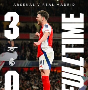 Real Madrid, învinsă cu 3-0 de Arsenal, în sferturile Ligii Campionilor