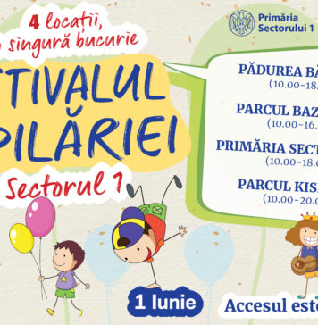 Festivalul Copilăriei, o sărbătoare pentru toată familia: Programul complet al activităților de 1 Iunie