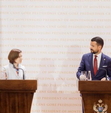 Maia Sandu, în vizită oficială în Muntenegru pentru discuții privind aderarea la Uniunea Europeană
