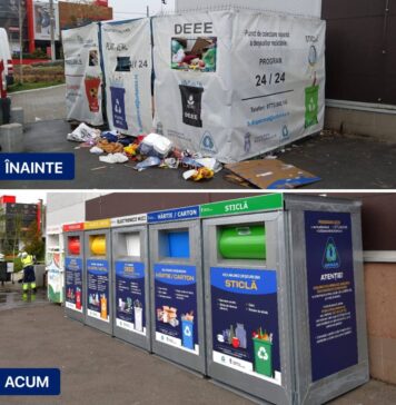 Sectorul 6 renunță la țarcurile insalubre și introduce 12 puncte moderne de colectare a deșeurilor reciclabile
