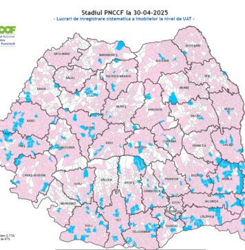 MDLPA: Lucrări de cadastru gratuite pentru cetățeni în 97% dintre localități