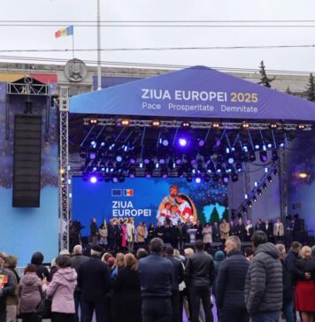 Departamentul pentru Relația cu Republica Moldova a sărbătorit Ziua Europei la Chișinău: Ne revedem pe 17 mai, la Orășelul European din Căușeni, în Piața Ștefan cel Mare