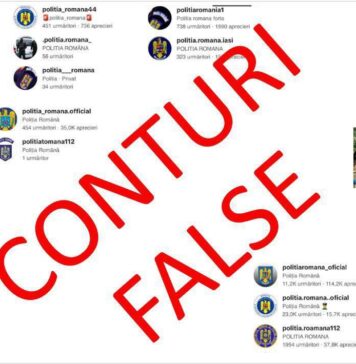 Peste 160 de conturi TikTok au fost șterse pentru folosirea neautorizată a însemnelor Poliției Române