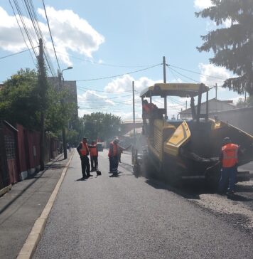 Intrarea Pășunilor, reabilitată complet: trotuare reparate și carosabil modernizat