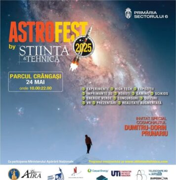 Astrofest, festival de știință, astronomie și explorare spațială, în Parcul Crângași