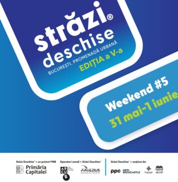 În weekendul 31 mai – 1 iunie, Străzi deschise – București, Promenadă urbană” aduce bucurie pe Calea Victoriei și pe strada Bârcă,