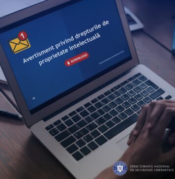 DNSC avertizează: Atenție la emailurile false privind „drepturile de proprietate intelectuală”
