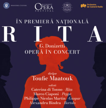 „Rita”, prezentată de Orchestra de Cameră Radio, pentru prima oară în România, la Bucharest Opera Festival