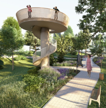 Un parc din Sectorul 6 se pregăteşte de modernizare: turn de belvedere, un vagon de metrou, locuri de joacă, terenuri de sport şi zonă de hamace