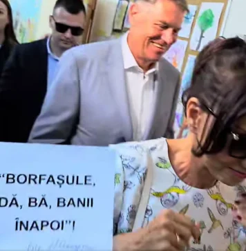 Protestatarul „Ceauşescu” către Iohannis: „Borfaşule, dă bă banii înapoi”