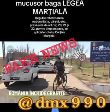 MAI: O nouă dezinformare privind închiderea granițelor