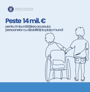 MIPE a lansat un nou apel de proiectele în valoare de peste 14 milioane de euro pentru îmbunătățirea accesului persoanelor cu dizabilități la piața muncii