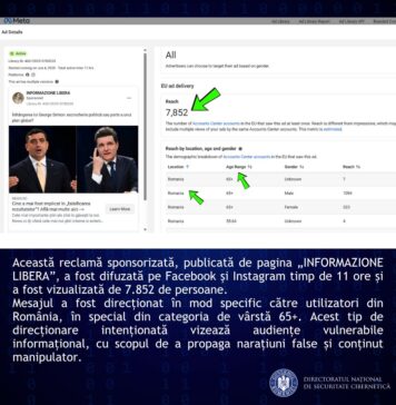 DNSC a identificat o tentativă de fraudă, propagată printr-o pagină de Facebook cu milioane de urmăritori