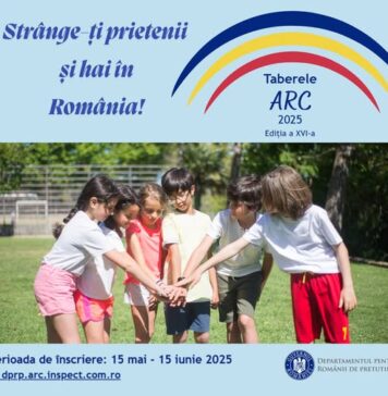 DRRM: Mai sunt câteva zile pentru înscrierea în Taberele ARC! Termenul limită este 15 iunie 2025!