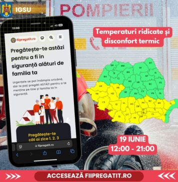 Avertizare de caniculă în peste jumătate din țară: IGSU transmite recomandări pentru populație