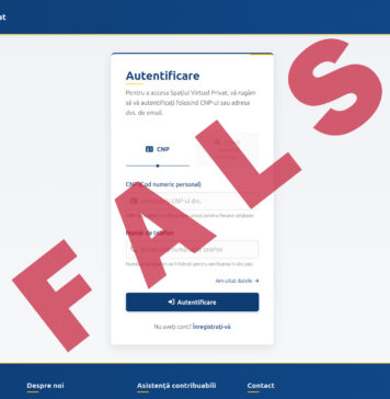 Atenționare ANAF: Site fraudulos care imită platforma oficială pentru a fura date personale