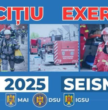 Exercițiu Seism 2025: Echipaje de pompieri din țară se deplasează spre Capitală, în simularea unei reacții post-cutremur