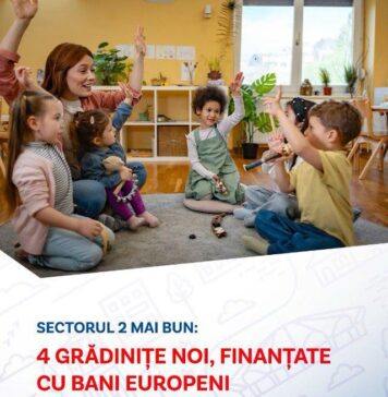65 de milioane de lei, din fonduri europene, pentru grădinițe moderne în Sectorul 2