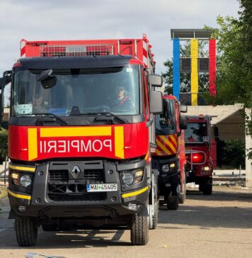 Pompieri români, pregătire în Franța pentru reducerea timpului de răspuns în cazul producerii incendiilor de pădure