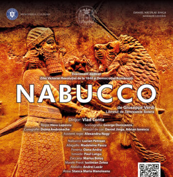 Opera Națională București prezintă, pe 11 iunie 2025, capodopera Nabucco de Verdi, pentru a omagia Ziua Victoriei Revoluției de la 1848 și a Democrației Românești